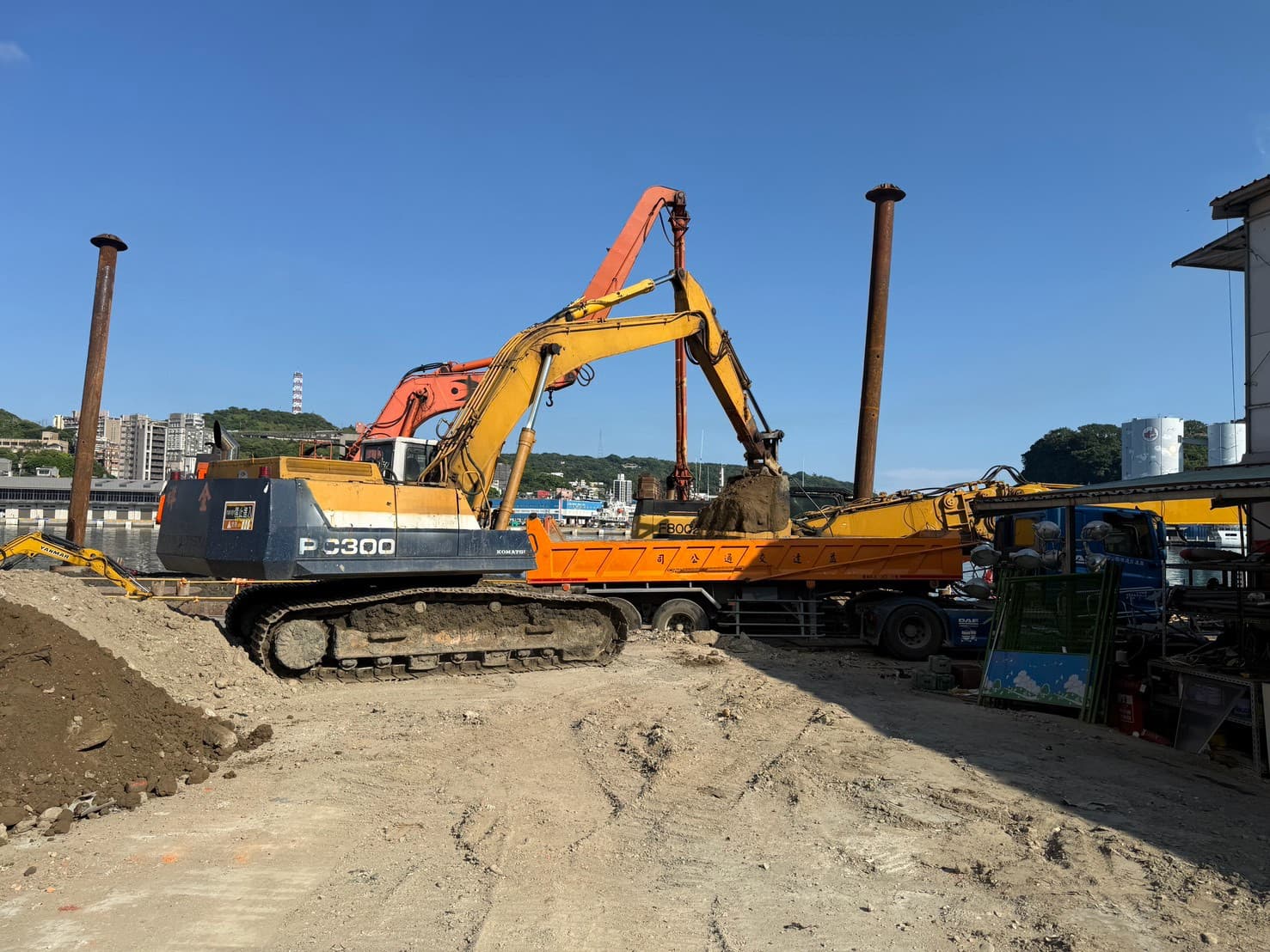 污染土壤清運與客土回填作業
